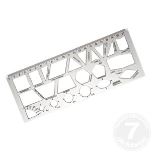 REGUA GEOMETRICA INDIVIDUAL WALEU