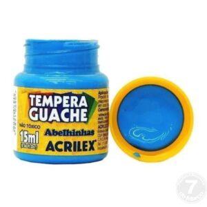 TINTA GUACHE 15ML AZUL CELESTE ACRILEX