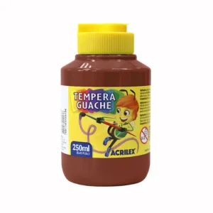TINTA GUACHE 250ML MARROM ACRILEX