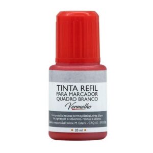 TINTA REABAST MARC QDO BCO 20ML VERM BRW