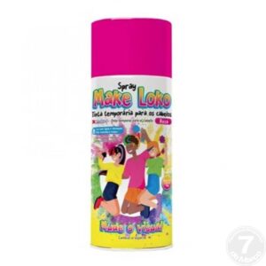 TINTA SPRAY PARA CABELO LOKO LATA 120ML ROSA GATTE