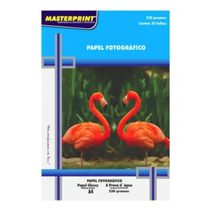 PAPEL FOTO MASTERPRINT 230G A4 20FLS