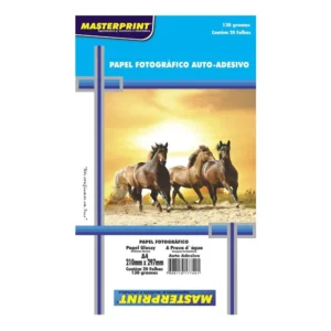 PAPEL FOTO MASTERPRINT AUTO ADESIVO 130G A4-20 FL