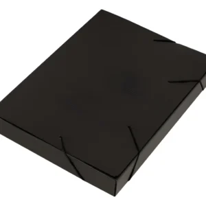 PASTA PLAST. ALVEOLAR C/ELAST PRETA 3,5CM POLYCART