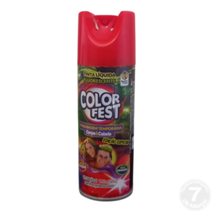 TINTA SPRAY CABELO COLORFEST 125ML VERMELHO