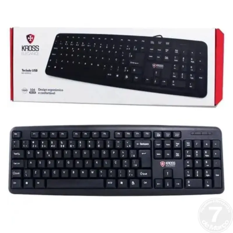TECLADO KROSS KE-K095V2 PRETO 2