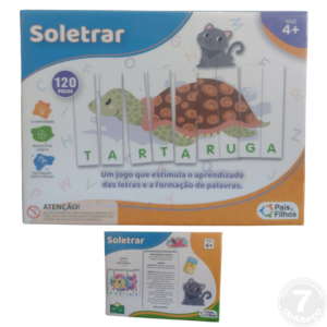 JOGO BRINC APREND SOLETRAR 120PCS