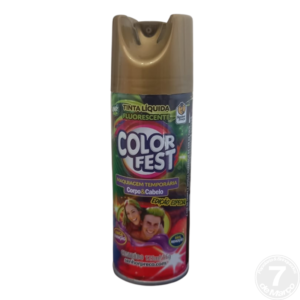 TINTA SPRAY CABELO COLORFEST 125ML DOURADO