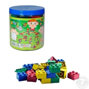 BLOCOS DE MONTAR 50 PEÇAS ANIMAL SIMPLES