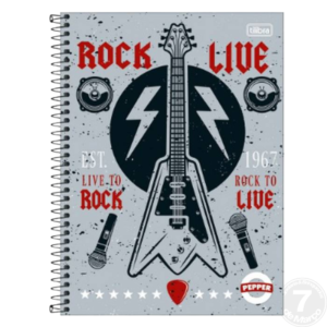 CADERNO PEPPER CD UNIV MASCULINO 10MT 160FLS TILIBRA