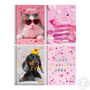 CADERNO ZOOM+ CD UNIV FEMININO 1MT 96FLS TILIBRA