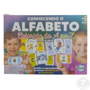 JOGO EDUCAT CONHEC O ALFAB COLOR C/23 PC TOIA