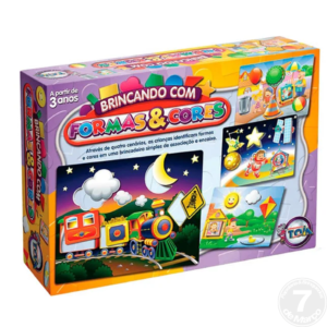 JOGO EDUCATIVO BRINCANDO COM FORMAS E CORES TOIA