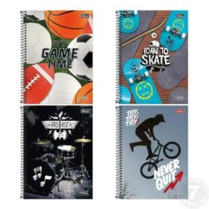 CADERNO ESP UNIV CD 20M 320F VIBE MASC TILIBRA