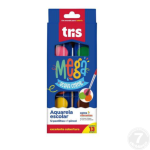 AQUARELA MEGA ACQUA COLOR 12 CORES TRIS